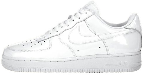 nike air force 1 white patent