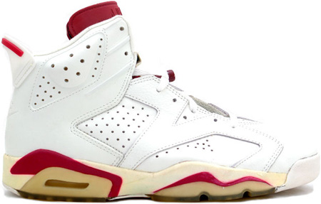 maroon white jordans