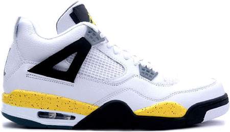charcoal and yellow jordans