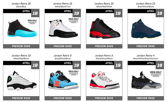 list of jordan shoes by number