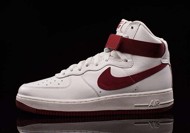 red white high top air force ones