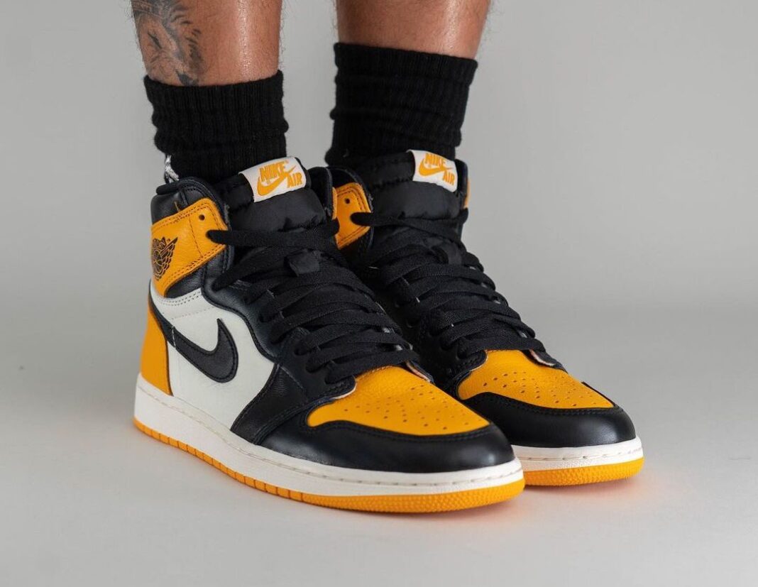 Air Jordan 1 Yellow Toe Taxi 555088 711 2022 Release Date Info