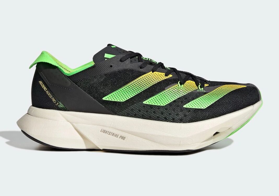 Adidas Adizero Adios Pro Black Solar Green Gx Release Date Info