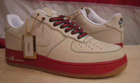red laces for air force 1