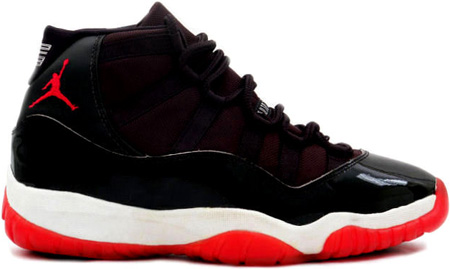 patent leather jordans red and black