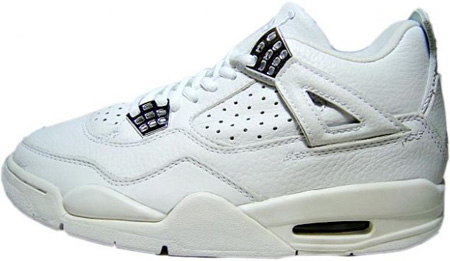 white and grey 4s