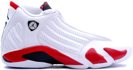 jordan 14s red and white