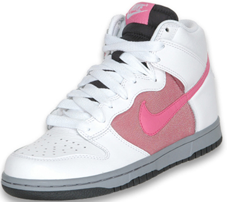 Nike Dunk High Womens White / Dark pink / Pink Clay | SneakerFiles
