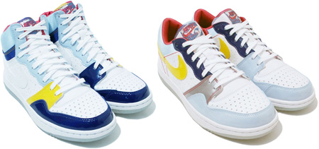 Nike Court Force High and Low Star 
