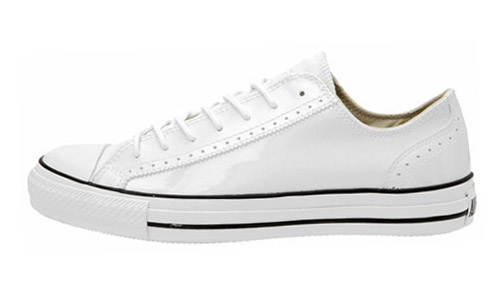 white patent leather chuck taylors
