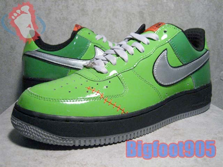 Best Halloween Shoes - Nike Air Force 1 Frankenstein (7th Best ...