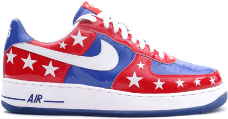 air force ones w stars