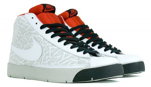 Nike Super Blazer High Premium (Cement) White / Red / Black