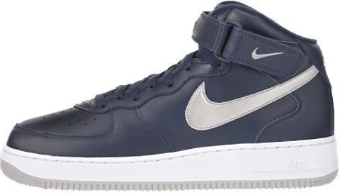 Nike Air Force 1 (Ones) 1997 Mid SC Midnight Navy / Silver | SneakerFiles