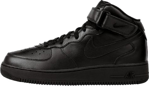 Nike Air Force 1 (Ones) 1998 Mid SC Black / Black | SneakerFiles