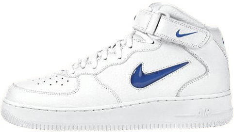 Nike Air Force 1 (Ones) 1998 Mid SC White / Varsity Royal | SneakerFiles