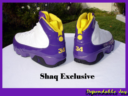 Shaq Air Jordan 9 (IX) Player Exclusive 
