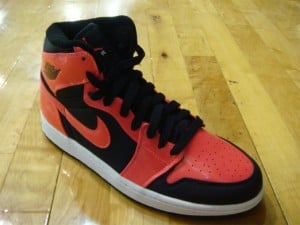 Air Jordan 1 (I) Retro High – Black / Infrared – White