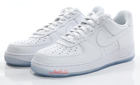 New White on White Nike Air Force 1 