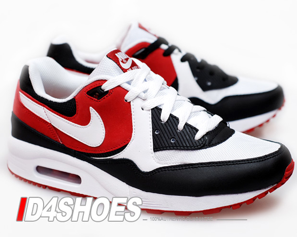nike air max white black and red