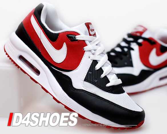 air max red and black and white