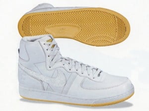 Nike Terminator High Lux – White / Gold