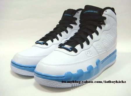 Air Jordan Fusion IX (9) - White / Black - University Blue- SneakerFiles