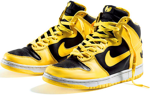 Nike Dunk High Wu Tang Clan Black / Bright Goldenrod / Black | SneakerFiles