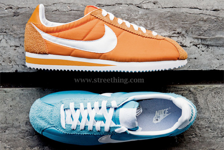 Nike Cortez Nylon - Orange \u0026 Blue | SneakerFiles
