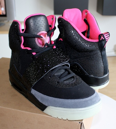 yeezy black and pink