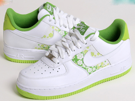 lime green air force 1 womens