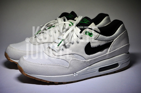 Patta x Nike Air Max 1 Sample - White / Black / Lucky Green | SneakerFiles
