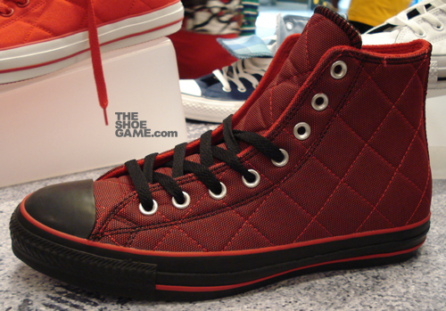 converse quilted red