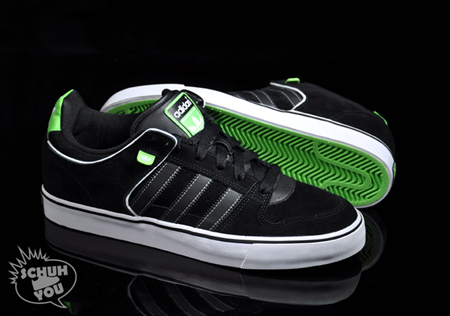 foro Finito maduro Adidas Skate Culver Vulc - Black / White / Neon Green | SneakerFiles