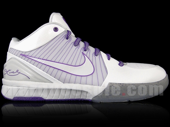Nike Zoom Kobe IV (4) - White/Grey 