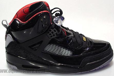 jordan black and red patent leather