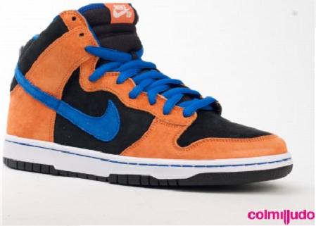 Nike Dunk SB High Deep Orange/Blue 