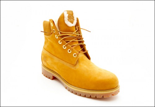 fur lined timbs