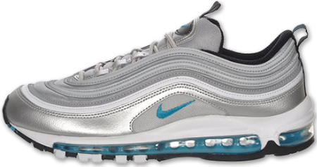 air max 97 silver and blue