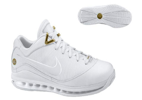 Nike Air Max Lebron VII Low White/White 