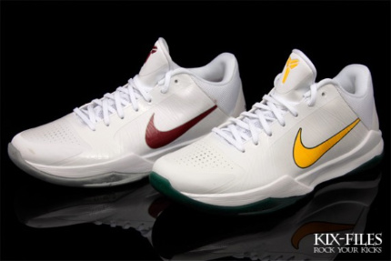 Nike Zoom Kobe V 'Lower Merion' & 'Rice' Home- SneakerFiles