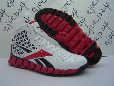 reebok zigtech red and white