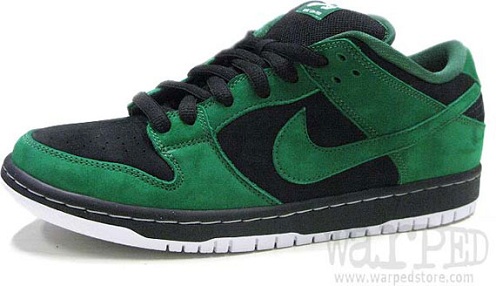 Nike SB Dunk Low - Green/Black/White- SneakerFiles