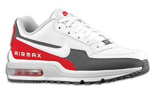 nike air max ltd white and red