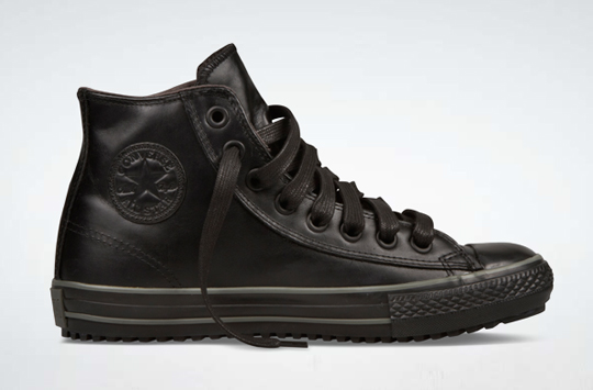 converse boot leather