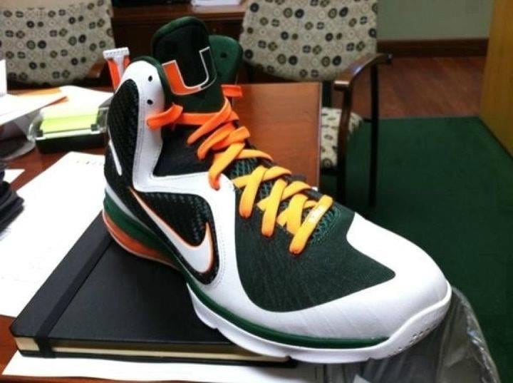 Nike LeBron 9 “Miami Hurricanes” First Look