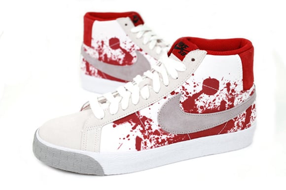 nike blood splatter shoes