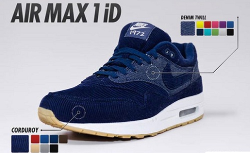 New Nike iD Air Max 1 Options 