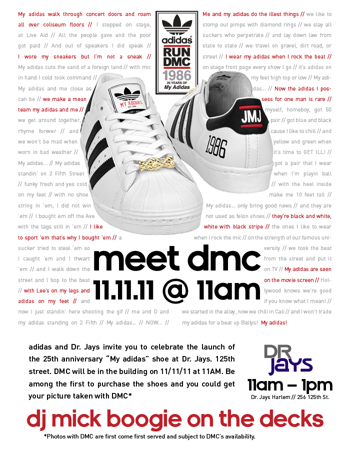 adidas Originals "My 25th Superstar + DMC Release Event | SneakerFiles