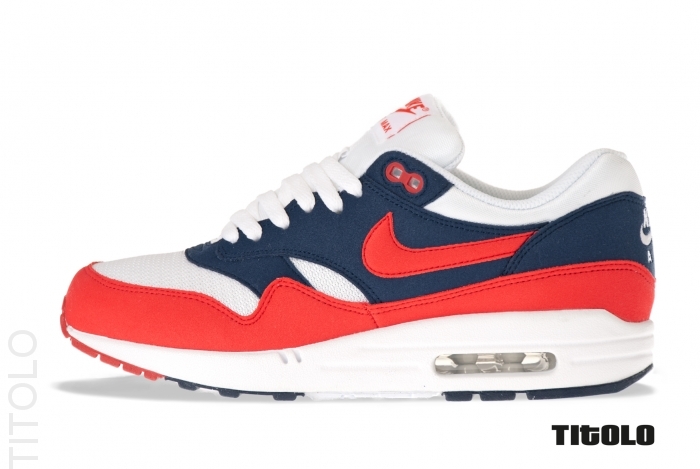 nike air max 1 navy red